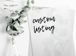 Custom Listing order for Deon